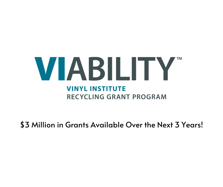 Vinyl Institute To Advance Post-Consumer PVC Recycling With Industry-First Recycling Grant Program