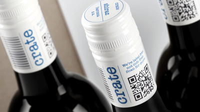 Crate Uplevels Sustainable Packaging with World’s First Label-Less Wines