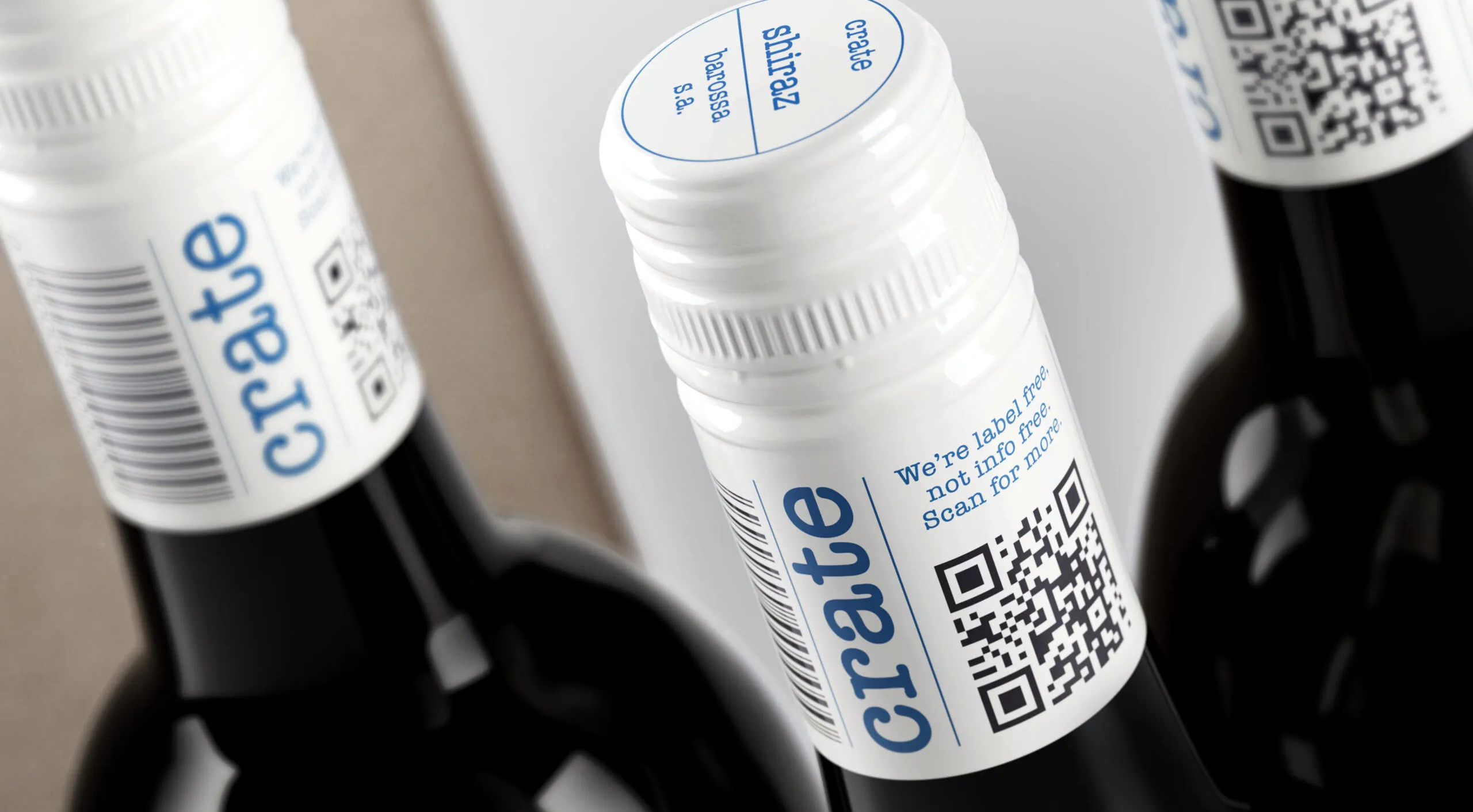 Crate Uplevels Sustainable Packaging with World’s First Label-Less Wines