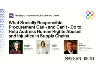 What Socially Responsible Procurement Can - and Can’t - Do to Help Address Human Rights Abuses and Injustice in Supply Chains