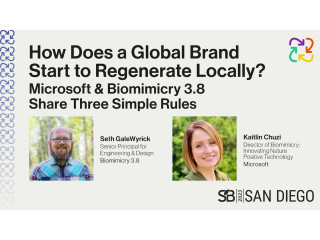 How Does a Global Brand Start to Regenerate Locally? Microsoft & Biomimicry 3.8 Share Three Simple Rules.