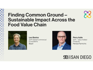 Finding Common Ground – Sustainable Impact Across the Food Value Chain