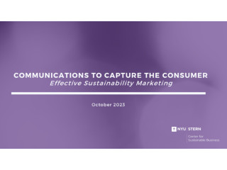 Communications to Capture the Consumer: A Best Practice Guide to Drive Purchase