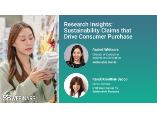 Research Insights: Sustainability Claims that Drive Consumer Purchase