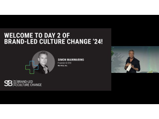 Welcome to Day 2 of Brand-Led Culture Change ‘24!