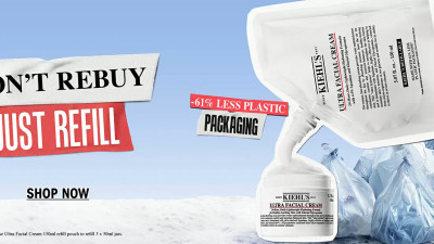 Kiehl’s Urges Consumers: ‘Don’t Rebuy. Just Refill’