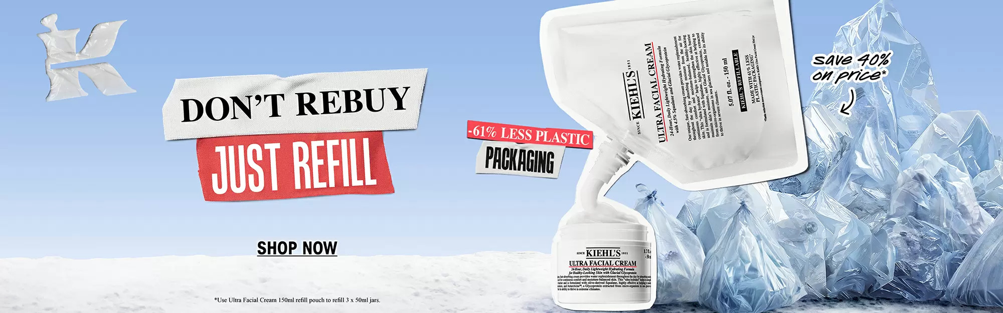 Kiehl’s Urges Consumers: ‘Don’t Rebuy. Just Refill’