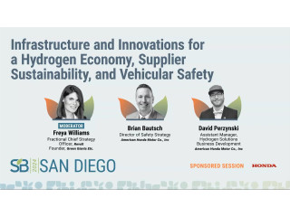 Infrastructure and Innovations for a Hydrogen Economy, Supplier Sustainability, and Vehicular Safety (Sponsored)