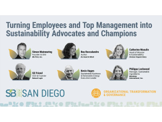 Turning employees and top management into sustainability advocates and champions