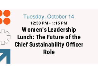 Women's Leadership Lunch: The future of the Chief Sustainability Officer role