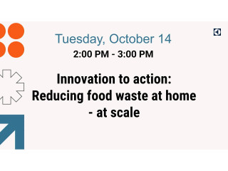 Innovation to action: Reducing food waste at home--at scale