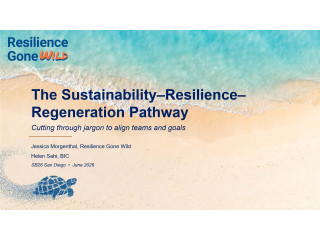 The Sustainability – Resilience – Regeneration Pathway Cutting through Jargon to Align Teams and Goals