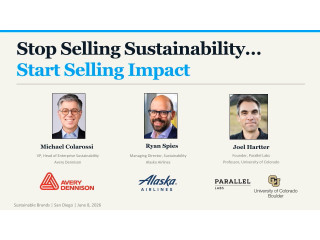 Stop Selling Sustainability...Start Selling Impact