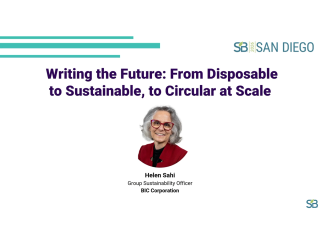 Writing the Future From Disposable to Sustainable, to Circular at Scale