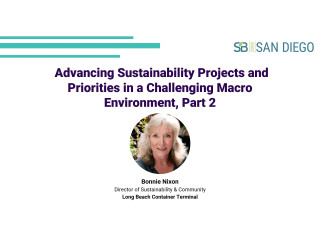 Advancing Sustainability Projects and Priorities in a Challenging Macro Environment, Part 2