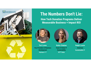 The Numbers Don't Lie: How Tech Donation Programs Deliver Measurable Business + Impact ROI