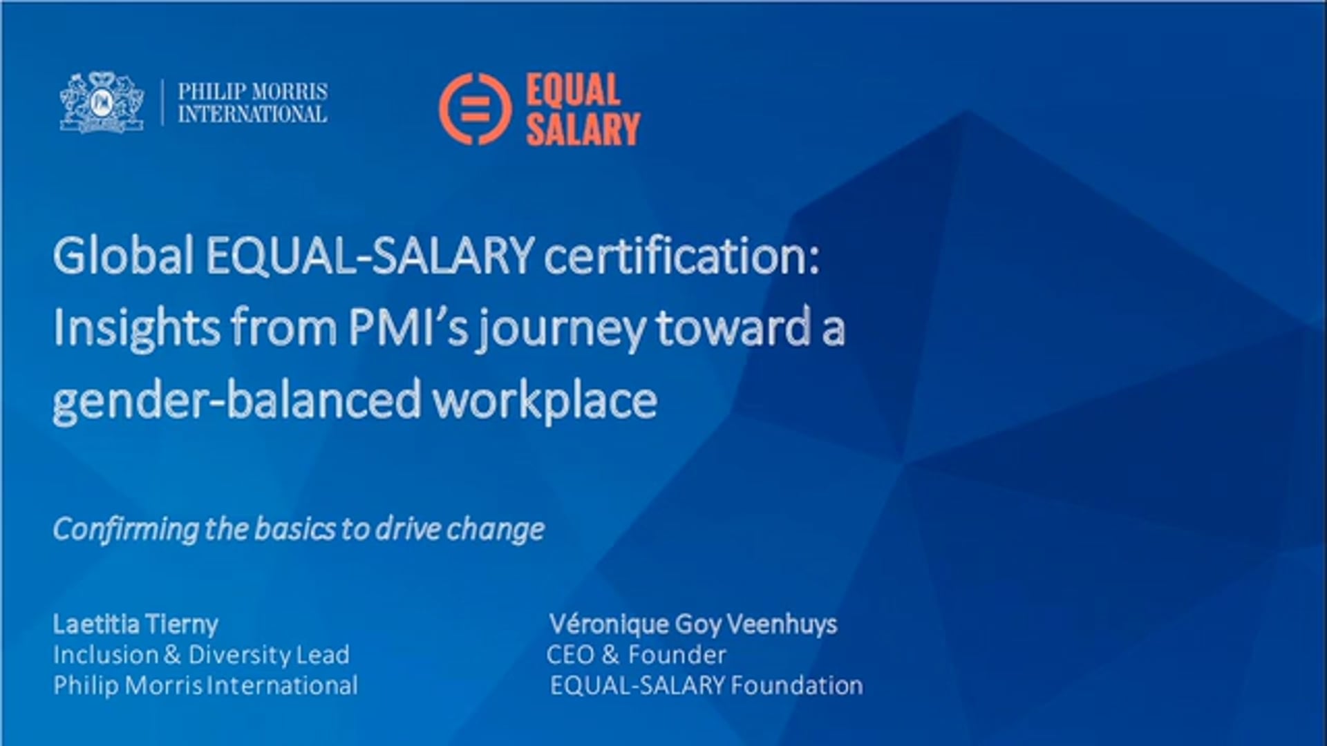 Global Equal-Salary Certification: Insights From PMI's Journey Toward a Gender-Balanced Workplace